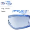 Comfortable Silicone Leisure Goggles Wide Vision Mirror Coated with UV Protection for Swimming