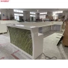 Commercial bar furniture set high gloss white bar table used commercial bars for sale