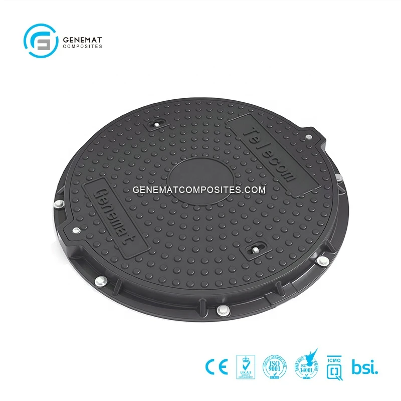 Composite Round Sewer manhole cover with frames inspection chamber manhole mould OEM