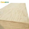 Comsmos 1220 x 2440mm poplar core pine commercial plywood sheet for furniture