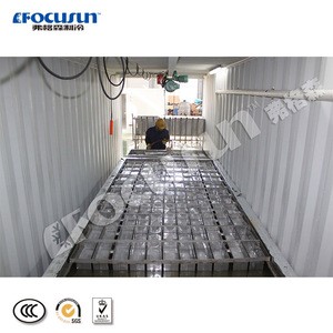 Containerized industrial block ice making machine for sale