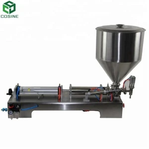 COSINE stainless steel semi automatic liquid cream paste filling machine