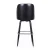Import Counter height swivel club bar stool with footrest, coffee house counter stool, commercial bar furniture from China
