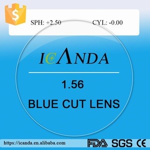 cr39 1.56 blue light filter eyeglass lenses
