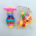 Creative children's toys with launcher flash spinning top nostalgic gifts small toys