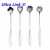 Import Creative Stainless Steel Spoon Tableware Flower Shape Long Spoons Tea Coffee Dessert Spoons from China