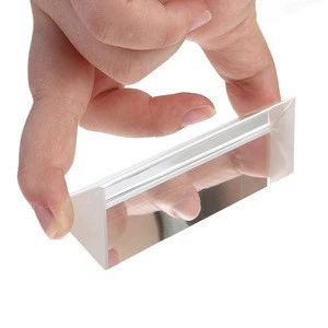 Crystal Optical Glass Triangular Prism For Teaching In Physics Light Spectrum