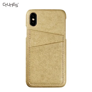 CTUNES Leather Wallet Credit Card Holder Slim Back Phone Cases Cover For Apple iPhone Xs/Xs Max