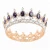 Import Custom baroque crown wedding full round hair accessories tiara to woman crystal princess crown fits party activity from China