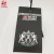Import Custom Black card silver foil logo garment hang tags for jeans from China