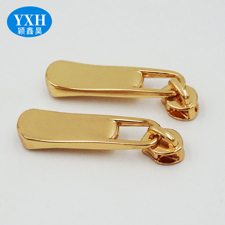 Buy Custom Blank Logo Metal Zipper Handle Bag Business Bag Zipper Head ...
