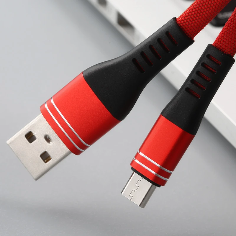 Custom Braided Cell Phone smartphone charger cable fast charging shenzhen data cable