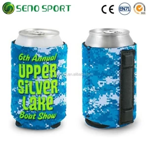 Custom Color Magnetic Neoprene Can Holder Cooler For Beer