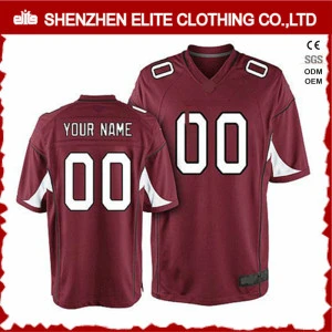 custom design your own red blank american football jersey sialkot