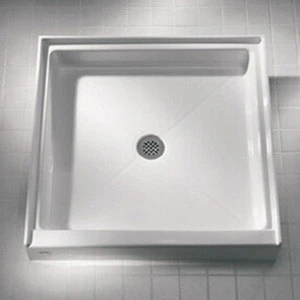 Custom fiberglass shower tray 80x80,SMC shower base/shower pan
