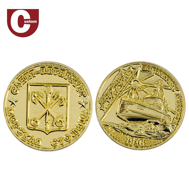 Custom gold silver copper bronze soft enamel zinc alloy 3d metal challenge coin