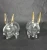 Import custom hand blown decorative glass salt and pepper shaker from China