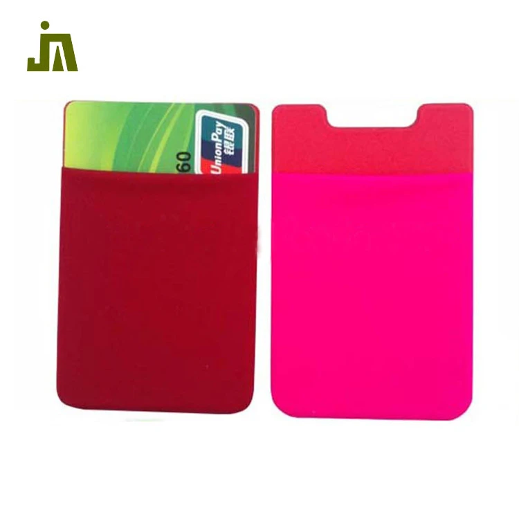 Custom High Quality Nylon Case Smartphone Business Card Wallet Holder