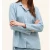Import Custom logo 2 piece sleepwear sky blue cotton pyjamas womens long sleeve pants vintage nightgown from China