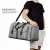 Custom logo grey 2 in 1 duffel suit carry-on packaging bags weekender mens garment travel bag