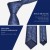 Import Custom Logo OEM Service 100% Silk Jacquard Woven Paisley Men Tie Classic Blue Tie from China