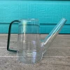 Custom Made Small Decorative Colored Pyrex Borosilicate Glass Watering Can with Handle