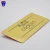 Import Custom metal souvenir plate brass Metal plate Etching Stencils for USA from China