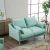 Import Custom modern wooden upholstery recliner cotton and linen fabric cover removable sponge sofa sectional living room sofa set from China