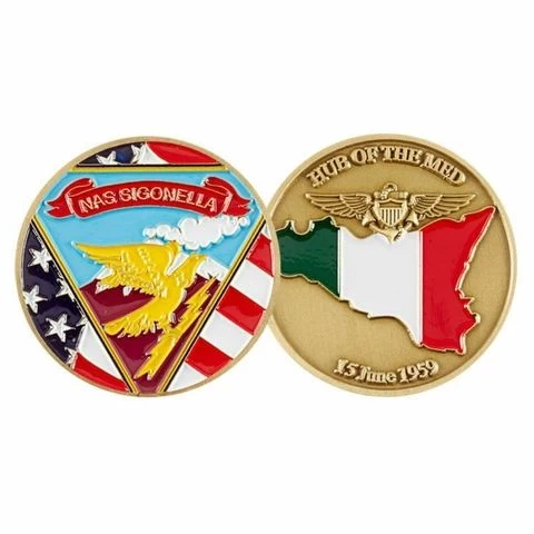 Custom Navy Military American Antique Gold Challenge Coin Police 3d Heavy Army Chief Challenge Coin Manufacturer