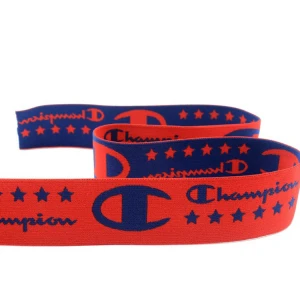 Custom Nylon Polyester Jacquard Elastic Webbing Band Underwear Elastic Jacquard Waistband