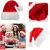 Import Custom Plush Thickened High End Christmas Hat Short Plush Christmas Hat from China