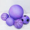 Custom small size pvc inflatable plastic decal toy ball beach ball
