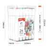 Custom Whiteboard Erasable Dual Tip Wholesale 7mm Square Shape 1 Mm Bullet Tip 24 Colors Art Paint Marker Pen Set