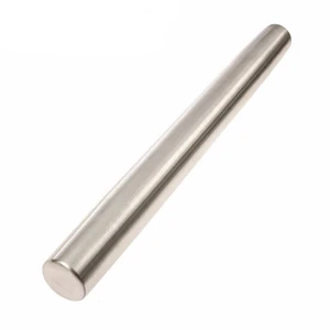 Custom Wholesale Non-stick Kitchen Baking Metal French Stainless Steel Rolling Pin for Baking Cookie Pastry Dough Bakers