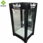 Custom wooden eyewear sunglasses display showcase cabinet