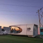 Customize 40FT 20FT Portable Mobile Glamping Space Capsule Resort Hotel Tiny House Luxury Living Capsule House