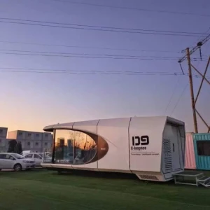 Customize 40FT 20FT Portable Mobile Glamping Space Capsule Resort Hotel Tiny House Luxury Living Capsule House