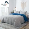 Customize white single double child king size queen bedroom hotel blanket cotton or polyester microfiber quilt winter comforter