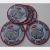Import customized 100% full embroidery patch with merrow border from China