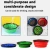Import Customized Adjustable Spill Proof Big Pet Slow Feeder Insulated Collapiable Dog Bowl from China