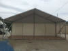 Customized design aluminum display floor 8m standing marquee tent