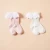 Import customized high quality anti slip newborn baby girl socks with bows from China