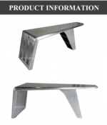 Customized unique design  industrial aluminum frame executive office desk