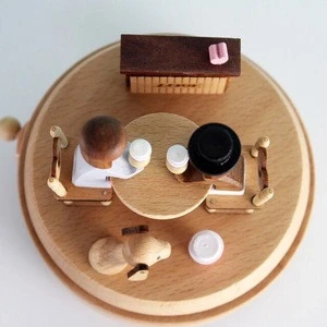 Customized wedding wooden music box