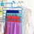 Import Dazzling color 5-layer clothes hanger scarf towel rack multi-layer trouser rack plastic trouser rack from China