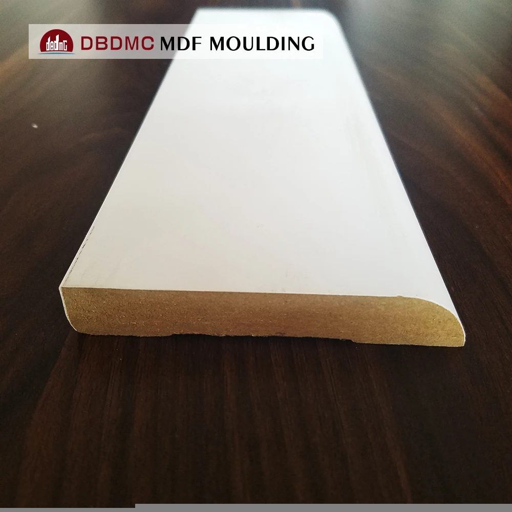 Decorative furniture moulding/wood moulding/ architraves 18mm mdf baseboard moulding