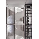 Decorative modern design metal screen room divider