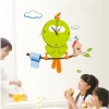 Decorative removable 3d digital wall clock for kids room