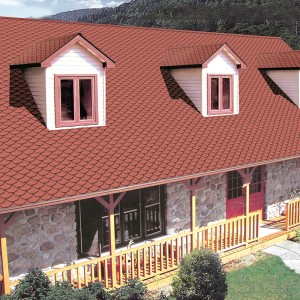 Decorative Self-adhesive Asphalt Roofing Felt , Ceramic Tiles