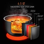 Deep Fryers GTAP06C1  Cookware Instant Pot Electric Air Fryer multi Pressure Cooker Slow all in one